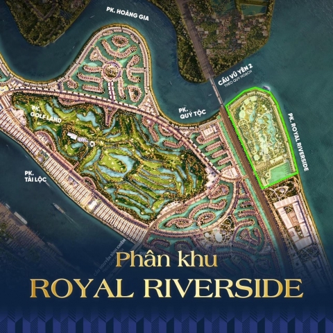 Phân khu Royal Riverside Vinhomes Royal Island: 89 Viên Kim cương độc bản