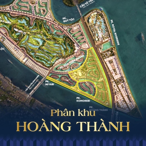 Phân khu Hoàng Thành tại thành phố đảo Vinhomes Royal Island