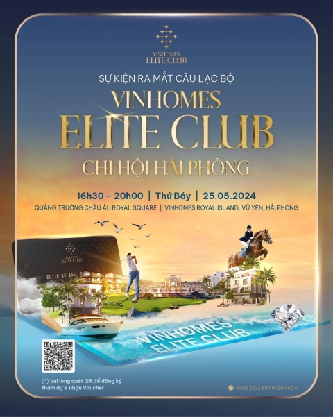Vinhomes công bố ra mắt Câu lạc bộ Khách hàng Tinh hoa Vinhomes (Vinhomes Elite Club)