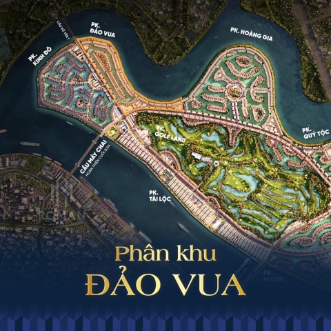 Phân Khu Đảo Vua Vinhomes Royal island chuẩn bị ra mắt