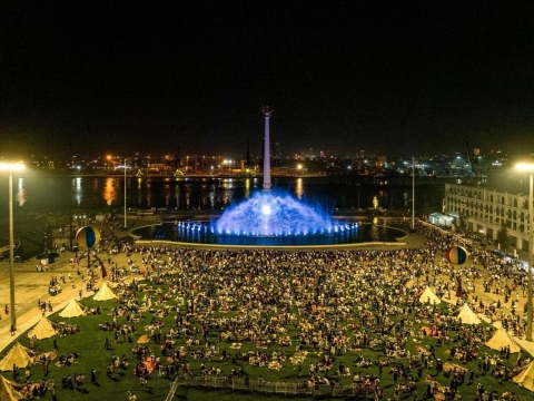 Khoảnh khắc Sự kiện Khai trương Quảng Trường Châu Âu Royal Square Vinhomes Royal Island- Thành phố Đảo Hoàng Gia