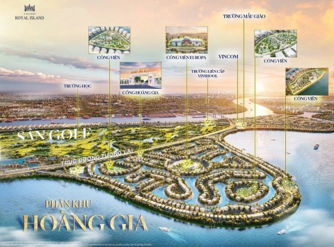Đặc quyền riêng tại Phân Khu Hoàng Gia Vinhomes Royal Island Đảo Vũ yên