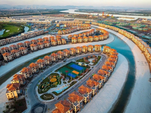 Tiến độ và hình ảnh phân mới nhất khu Đảo thiên đường Isla Bella Vinhomes Vũ yên