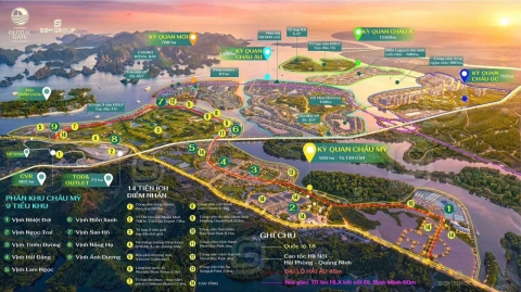 Mở bán Phân khu Kỳ quan Châu Mỹ Vin Hạ long Xanh-Giai đoạn 1 giá hấp dẫn, cơ hội đầu tư tốt