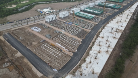 Cập nhật hình ảnh Tiến độ xây dựng của Vinhomes Royal Island Vũ yên đầu năm 2024